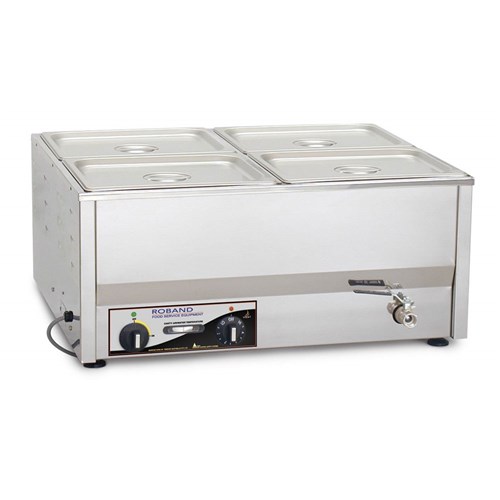 Bain Marie Countertop Bm4 4 Pan Wet/Dry No Pans