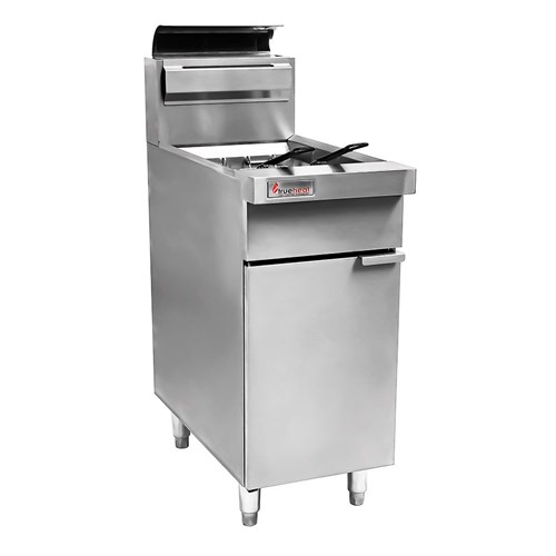 Trueheat Open Pot Deep Fryer Gas Silver 18L RCF4-NG