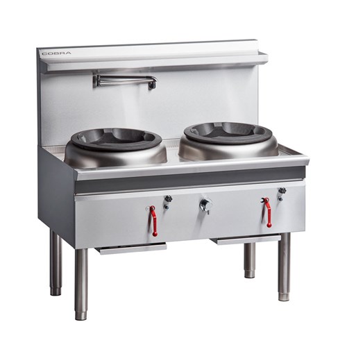 WATERLESS WOK GAS 2 HOLE CW2H-CC 1200X800X1280MM