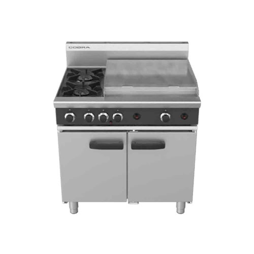 OVEN RANGE GAS 2 BURNER 600MM GRIDDLE STATIC OVEN CR9B