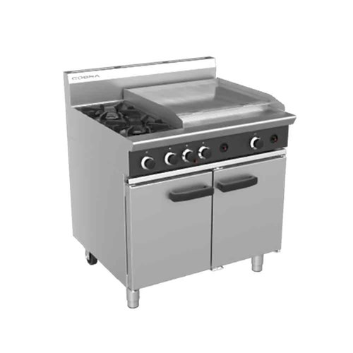 OVEN RANGE GAS 2 BURNER 600MM GRIDDLE STATIC OVEN CR9B