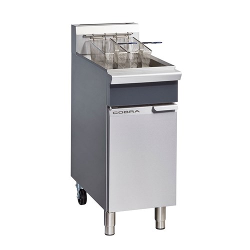 Cobra Deep Fryer Single Pan Gas Silver 18L CF2-NG