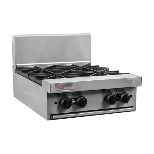 Trueheat Open Cooktop 2 Burner Gas 600mm RCT6-4-NG