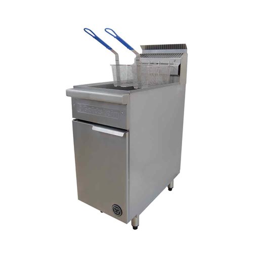 Goldstein Dual Deep Fryer Gas Silver 20L VFG1L