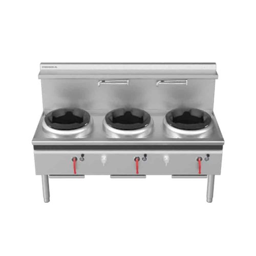 WOK DECK GAS W/LESS 3 BURNER CW3H-CCD 1800X800X1280MM