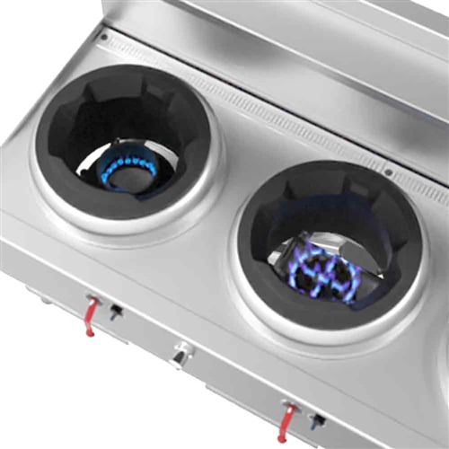 WOK DECK GAS W/LESS 3 BURNER CW3H-CCD 1800X800X1280MM