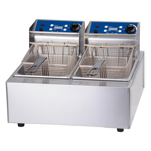 Birko Double Pan Deep Fryer 2x5l 1001002