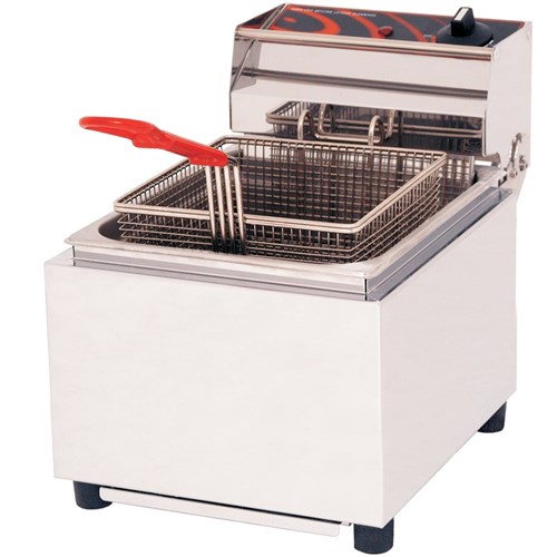 BENCH FRYER W.FRS80 SINGLE PAN 1X8LT BASKET 15 AMP PLUG