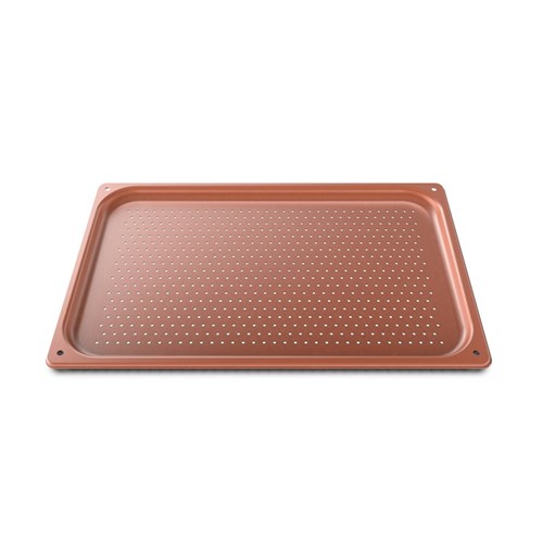 BAKING TRAY SIL COATED PERF TG975