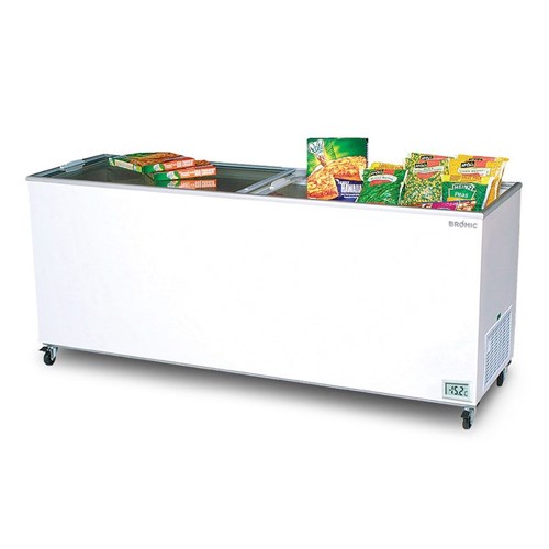 Bromic Chest Glass Top Freezer White 670L CF0700FTFG