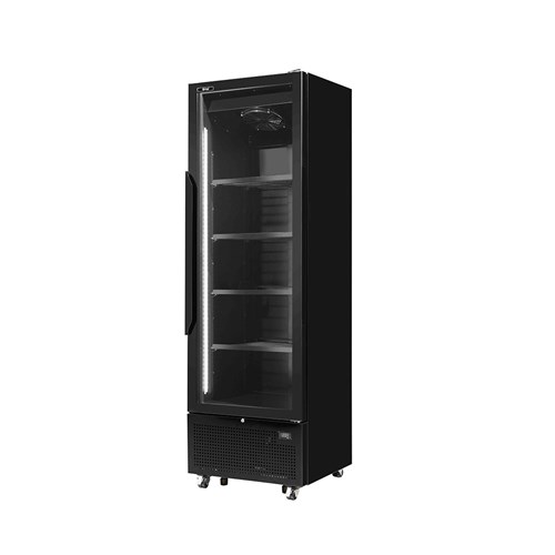 FRIDGE U/R 1DR GLASS 467LT BV520 W VS 600X670X2200MM