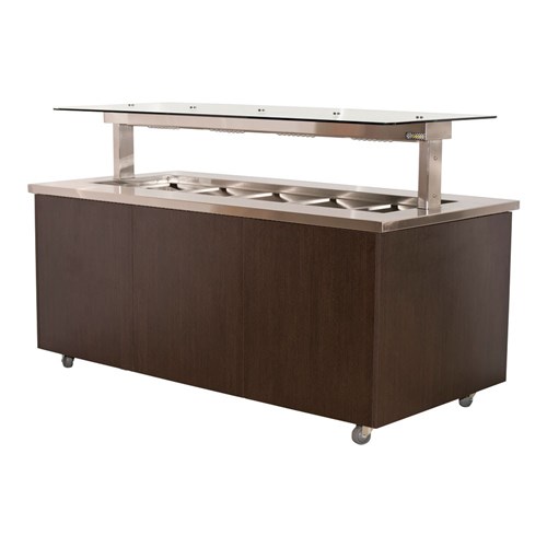 ISLAND HOT CUPBOARD BUFFET MOBILE 1380X1000X1260MM