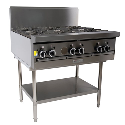 COOKTOP GAS 6 BURNER 900MM GF36-6T NG MODULAR