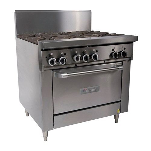 Garland Range Oven & 6 Burner Cooktop Gas 900mm GF36-6R-NG