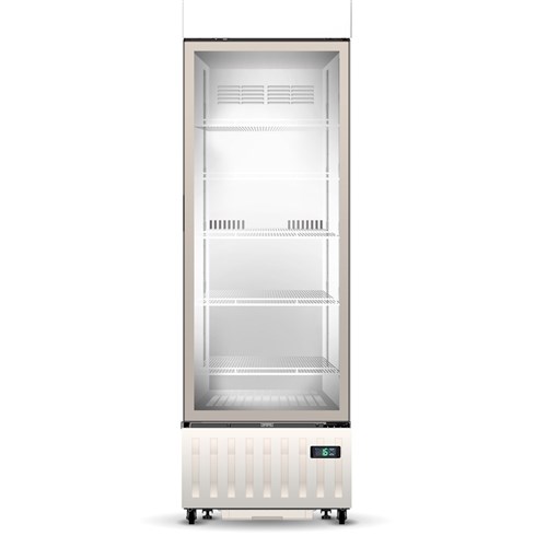 Fridge U/R 1Dr Glass 420Lt Sc430n 660X630x2208mm