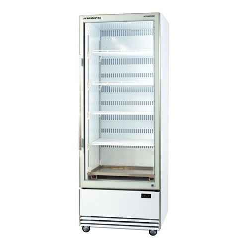 FRIDGE U/R 1DR GLASS 584LT BME600N-A WHT 740X795X2005MM