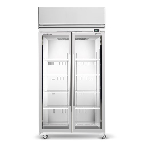 Skope Freezer U/R 2Dr Glass 890Lt Tmf1000n/A Wht 1130x745x2210mm