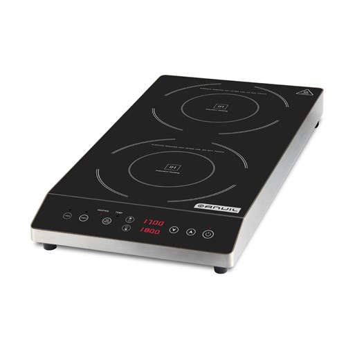 INDUCTION COOKTOP DOUBLE ICD3500 15A 300X580X65MM