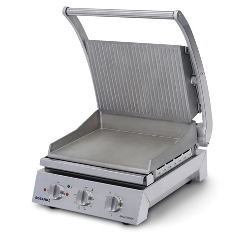 Grill Station 6 Slice Gsa610r Ribbed Top Plate Smooth Bottom