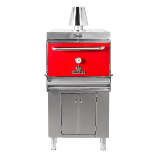 CHARCOAL OVEN RED DOOR HMB-AB-110 W/ CUPBOARD