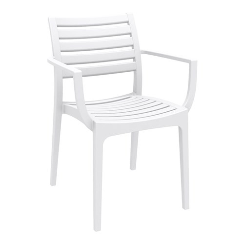 ARTEMIS ARM CHAIR WHT 450MM HIGH