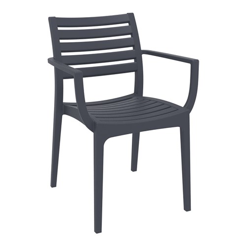 ARTEMIS ARM CHAIR ANTHRACITE 450MM HIGH