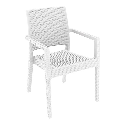 IBIZA ARM CHAIR WHT