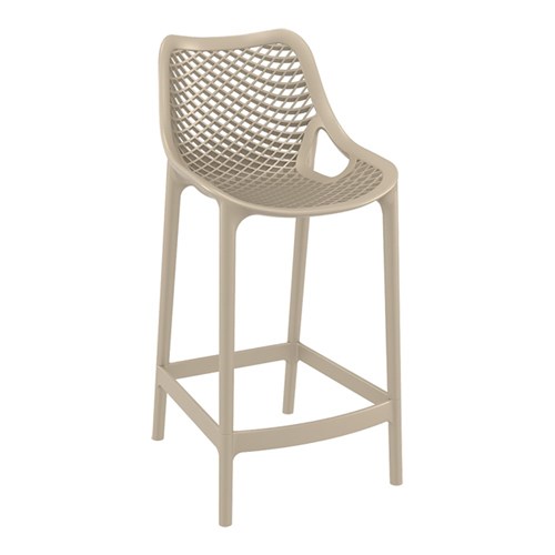 AIR BAR STOOL 65 TAUPE 650MM HIGH