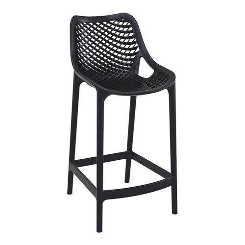 AIR BAR STOOL 65 BLK 650MM HIGH