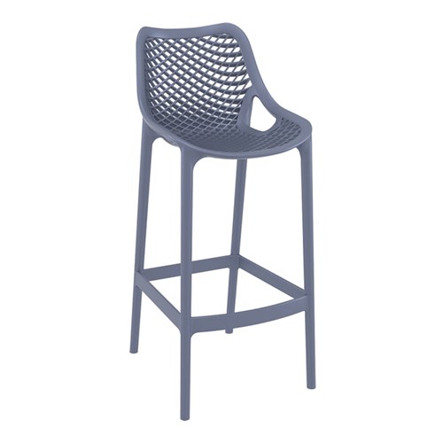 AIR BAR STOOL 75 ANTHRACITE 750MM HIGH