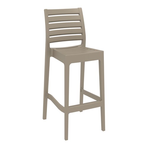 ARES BAR STOOL 75 TAUPE 750MM HIGH