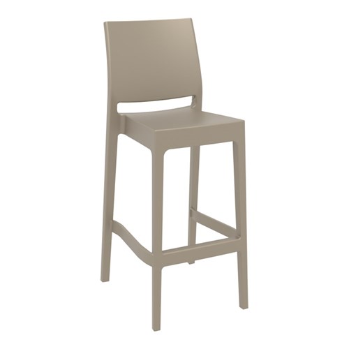 MAYA BAR STOOL 75 TAUPE 750MM HIGH