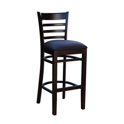 FLORENCE BAR STOOL CHOCOLATE CHOCOLATE VINYL SEAT