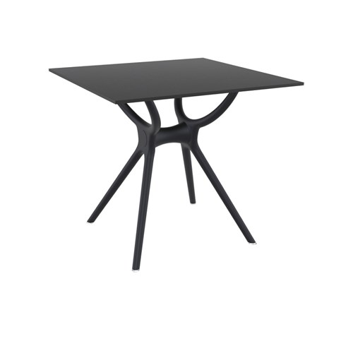 AIR TABLE 80 BLK TOP & BASE 800X800X740MM