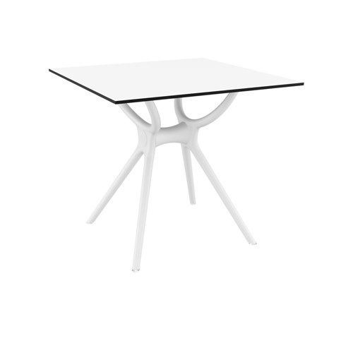 AIR TABLE 80 WHT TOP & BASE 800X800X740MM