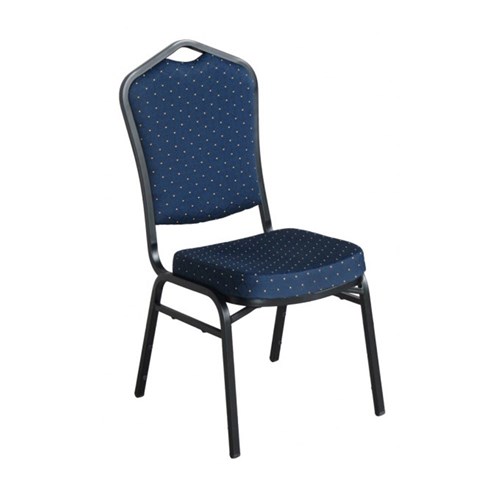 FUNCTION CHAIR BLUE FABRIC BLK FRAME