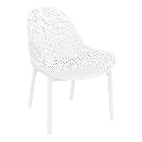 Sky Lounge Chair White 830mm