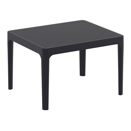 Sky Low Side Table Black 400mm