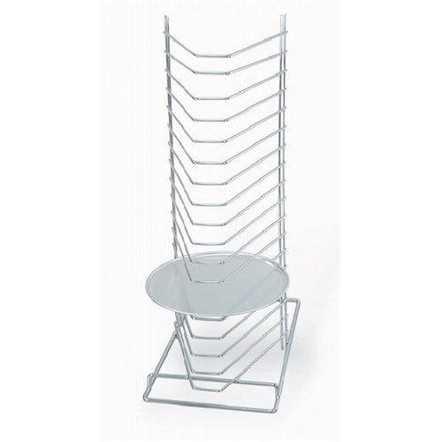 19 Slot Chrome Pizza Tray Rack