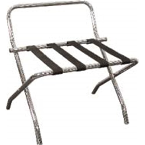 LUGGAGE RACK CHROME METAL W/- REAR SUPPORT (4)