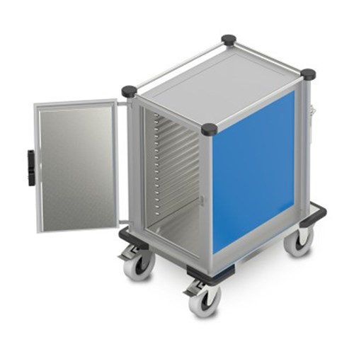 ISOBOX MOBILE CART HEATED 15 X 1/1 GN 590X800X930MM