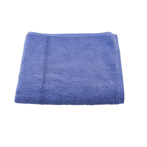 PLUSH BATH TOWEL BAY BLUE 700X1500MM (4/24)