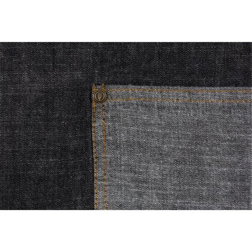 Manhattan Bib Dual Pocket Apron Black Denim 860x760mm