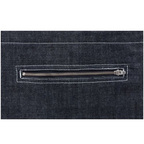 Manhattan Bib Dual Pocket Apron Blue Denim 860x760mm