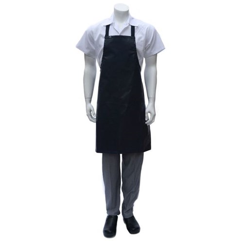 BIB APRON PVC SHORT NAVY 890X680MM