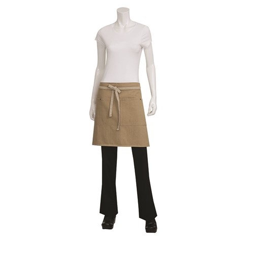 BISTRO 1/2 APRON AUSTIN NAT 480X710MM