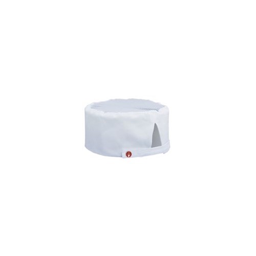 CHEF BEANIE COOL VENT WHT VELCRO BACK ONE SIZE