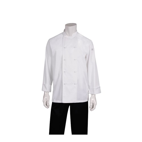 Murray Long Sleeve Chef Coat White Extra Small