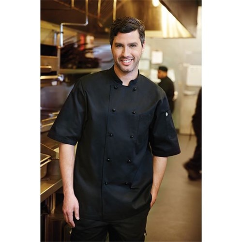 Canberra Basic Chef Jacket Black 2XL Chef Works