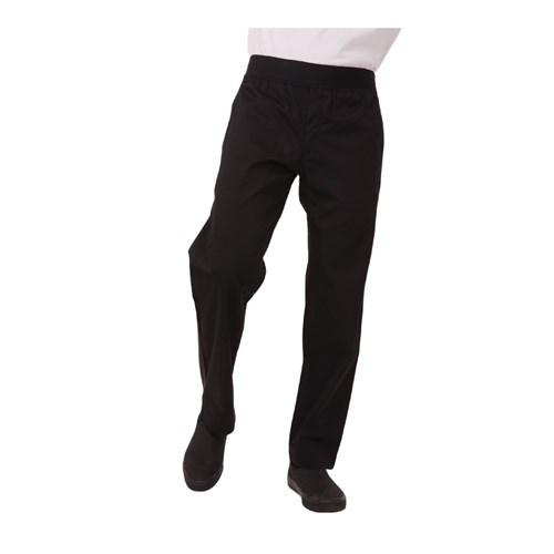 Essential Baggy Chef Pants Black Small 